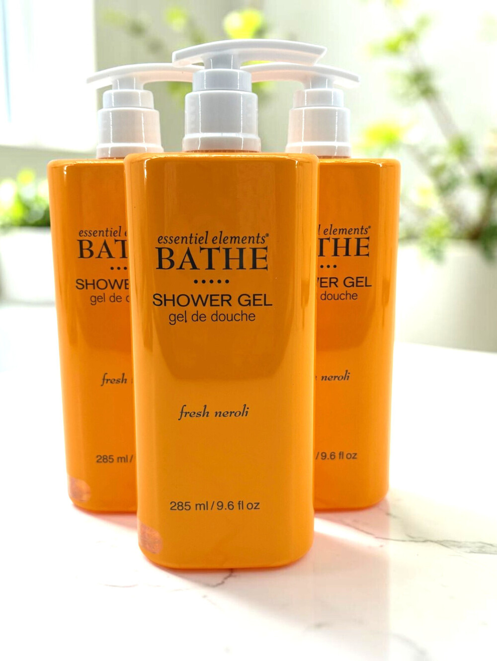 3 Pack Gilcrist & Soames Essentiel Elements Bathe Shower Gel Fresh Neroli 9.6oz